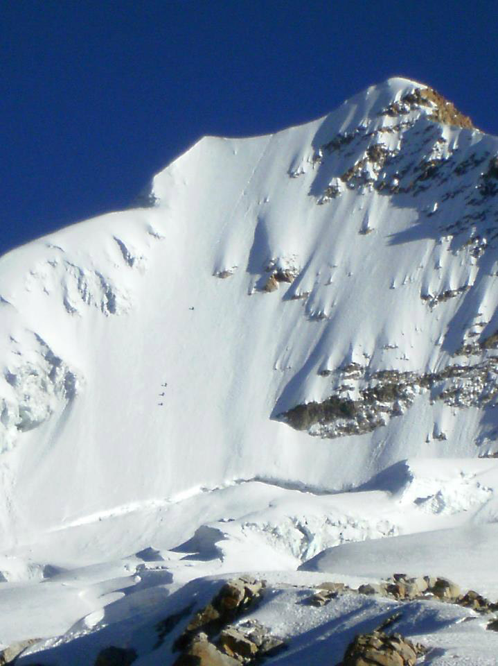 Parede Huayna Potosí. Foto Marco Barbuio