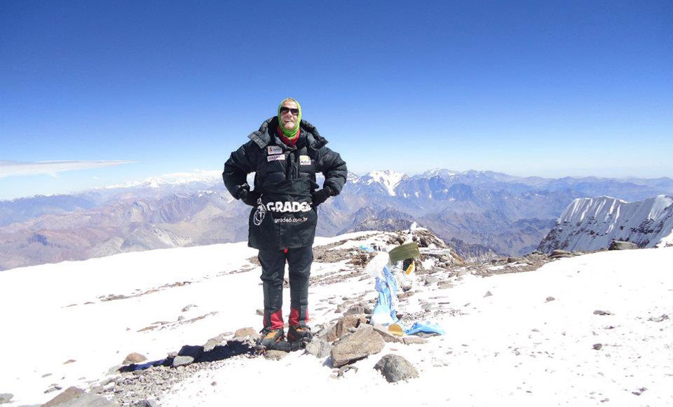 Aconcagua visto do cume do Bonete