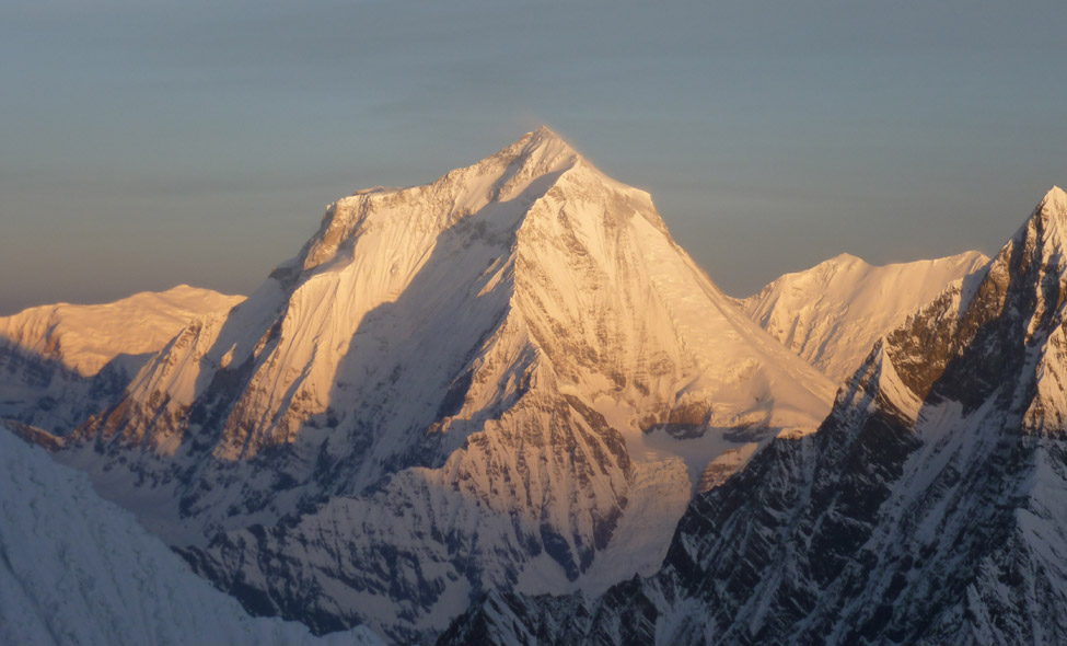 A vista do Dhaulagiri 8167m desde o C3.