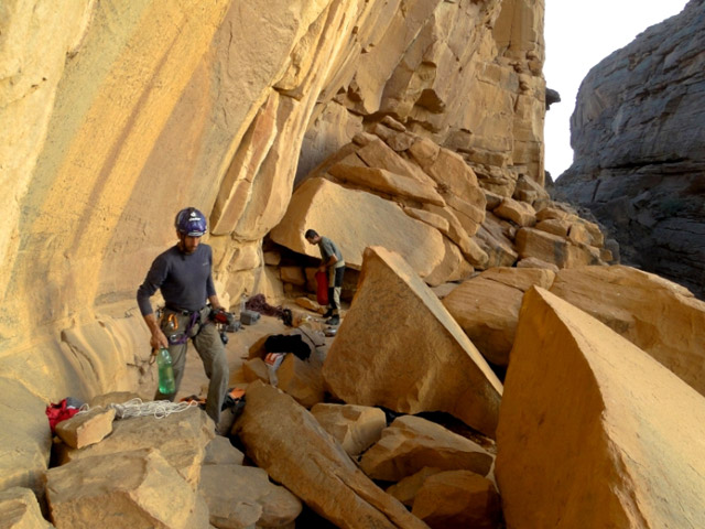 O grande plat� no meio da rota