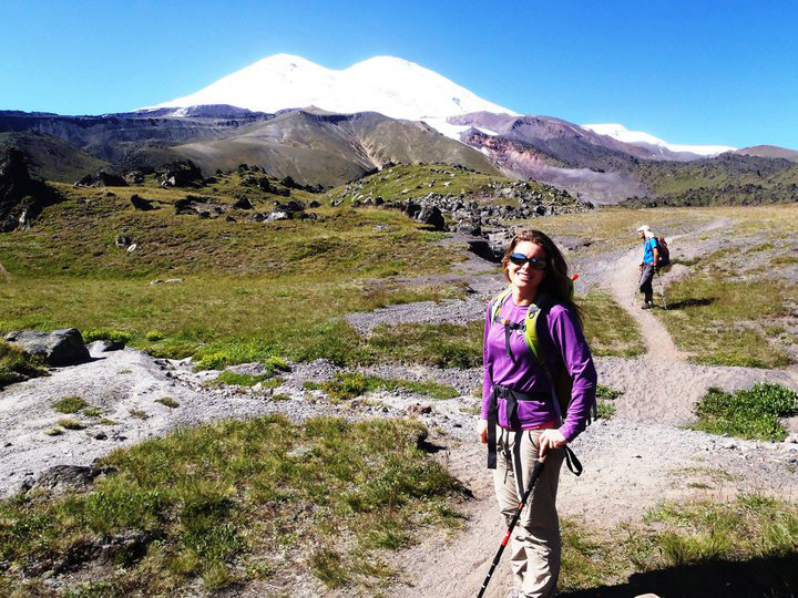 A caminho do acampamento avançado