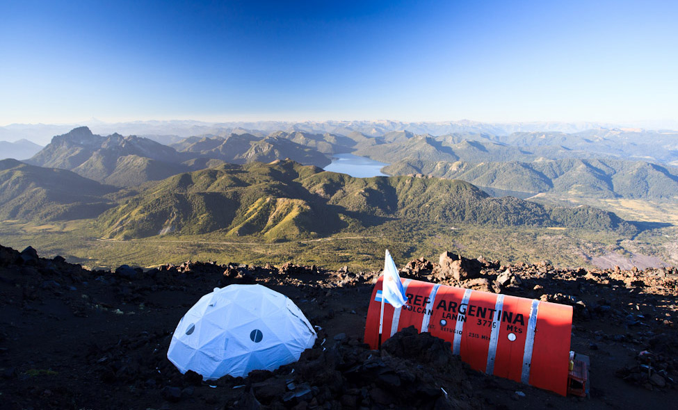 O ref�gio, a 2315 metros