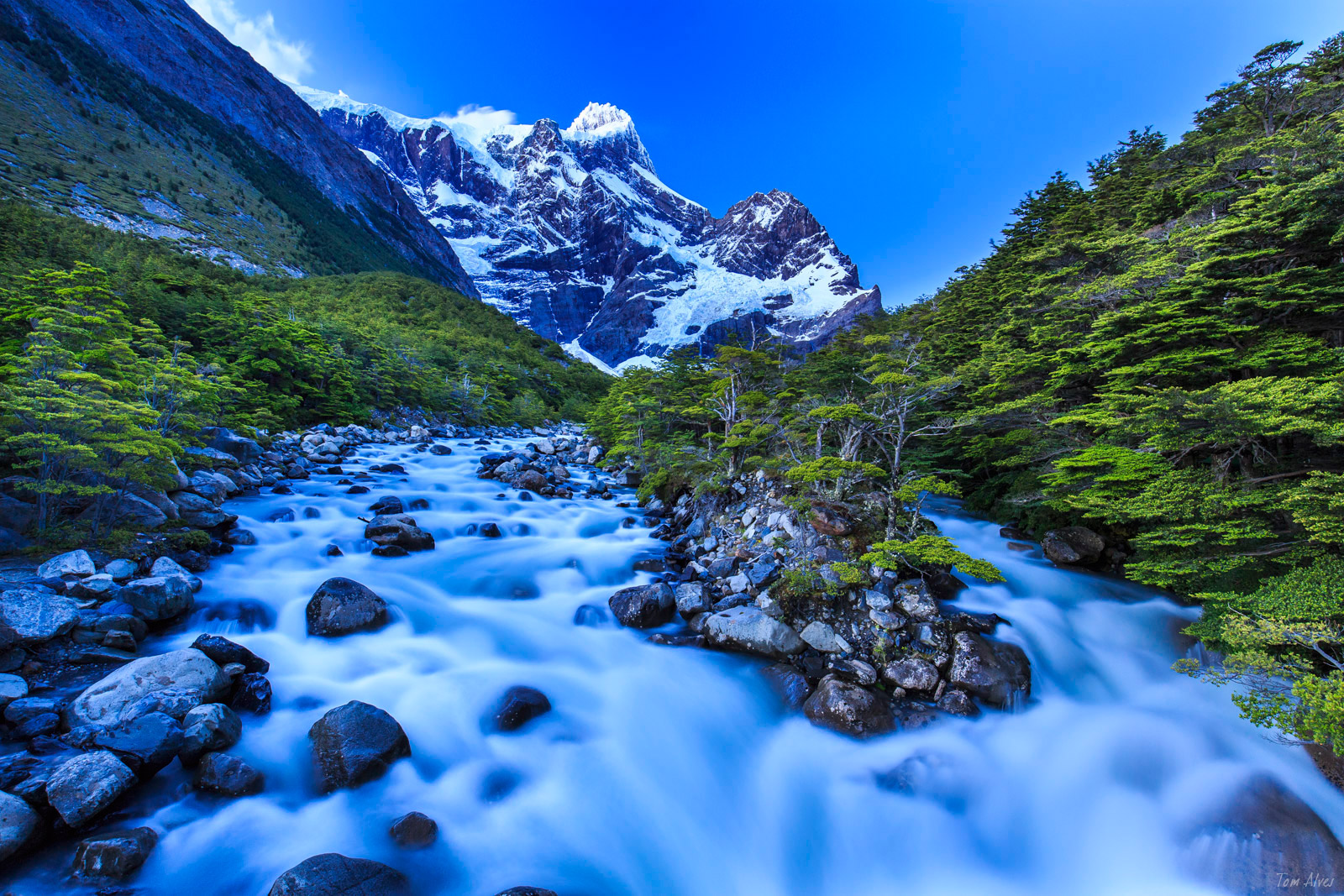 Vista para o Vale do Francês, desde o Camping Italiano. Foto: Tom Alves