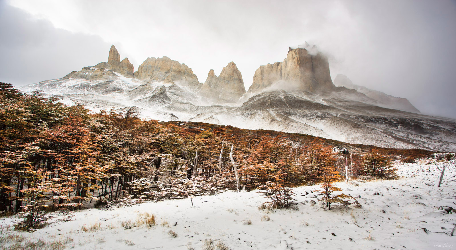 Vale do Francês sob neve. Foto: Tom Alves