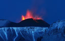 Vulco em erupo na Islndia