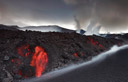 Vulco em erupo na Islndia