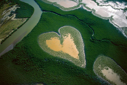 Heart in Voh, New Caledonia (French Overseas Territory)