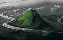 Maelifell, margeando o Myrdalsjökull glaciar, Islândia