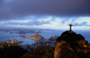 o Corcovado com vista sobre a cidade do Rio de Janeiro, Brasil