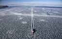 Navio quebra-gelo Louis Saint Laurent em Resolute Bay, Territrio Nunavut, Canad