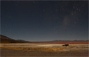 LAGUNA COLORADA - O brilho das estrelas sobre a laguna - Bolvia - 4.600m - ISO 800 - 180s - f9 - 18mm - Nikon D200 - 07/06/2006 - 20:03:09