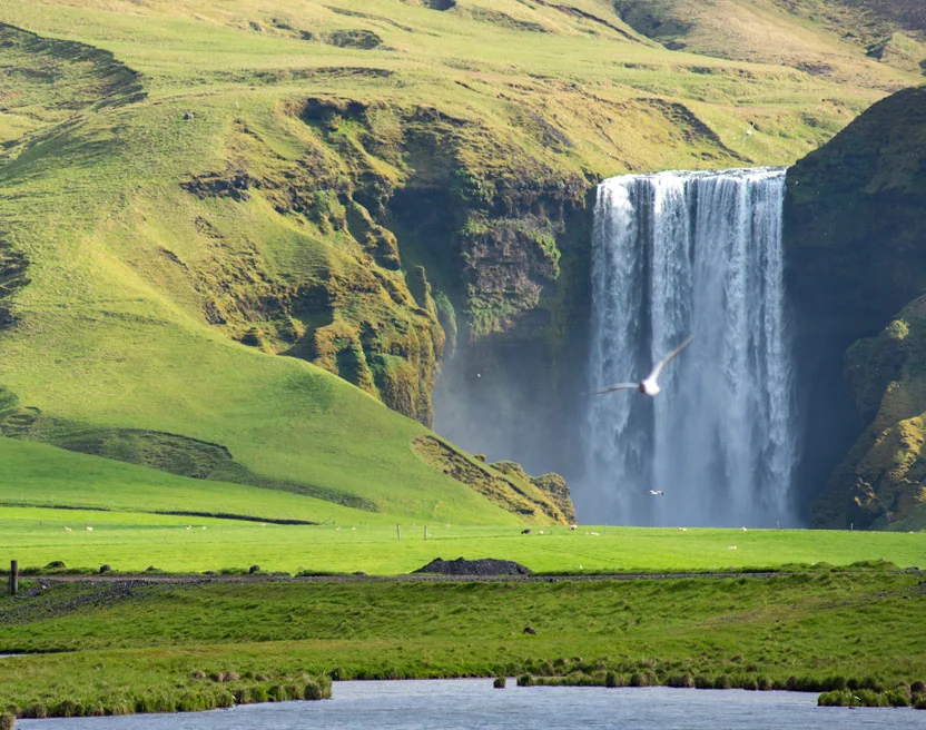 Paisagem vulcânica da Islândia
