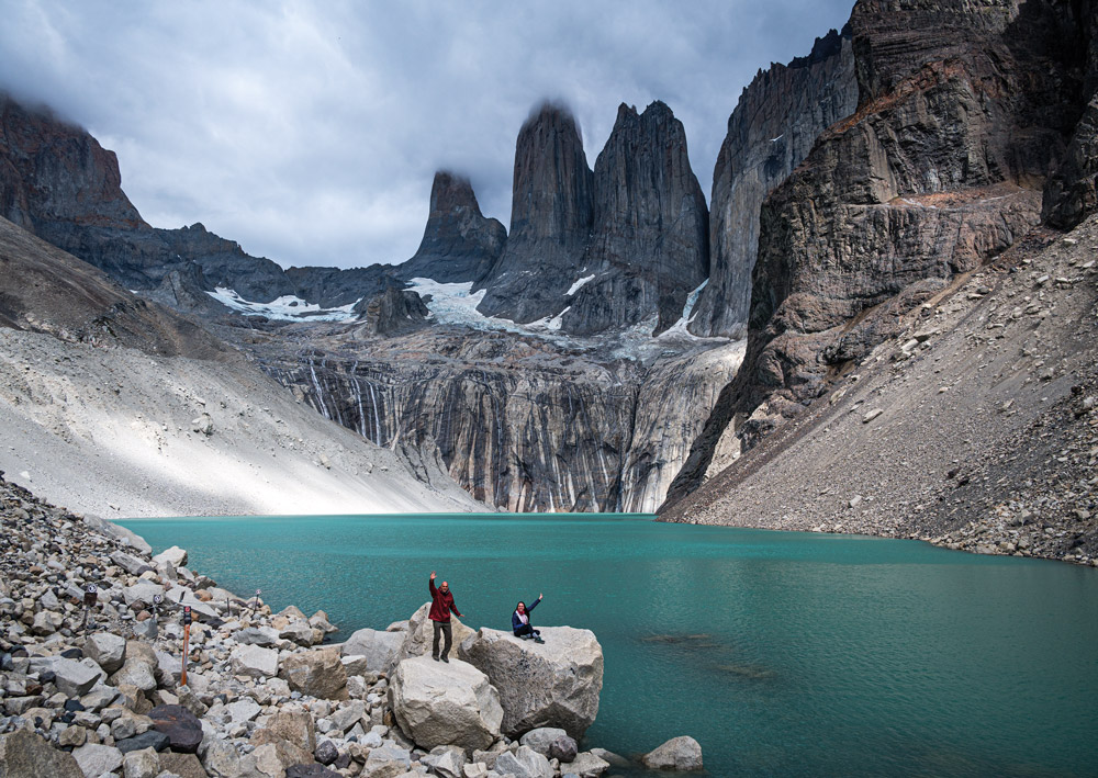 Torres del Paine ao amanhecer